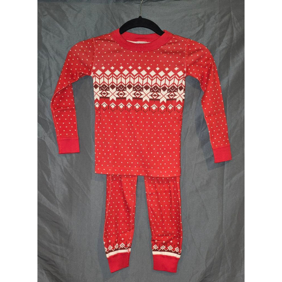 Hanna Andersson Other - Kids Hanna Andersson Pajama Set Red/White Size 4
